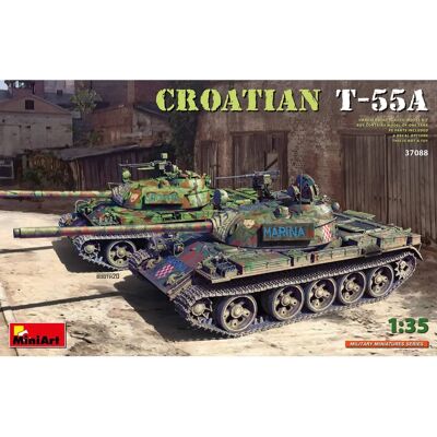 Mini Art Kroatischer T-55A 1:35 Militärmodellbausatz Mini Art Kroatischer T-55A 1:35 Militärmodellbausatz