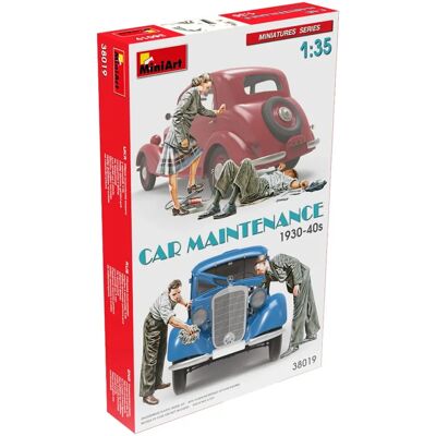 Mini Art 1930-40er Autoreparatur Figur - Modellfiguren Mini Art 1930-40er Autoreparatur Figur - Modellfiguren