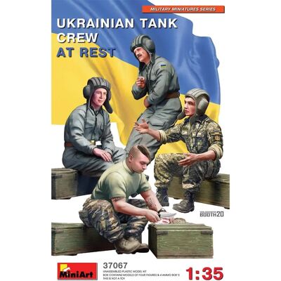 Mini Art Équipage de char ukrainien au repos - Figurines 1:35 Mini Art Équipage de char ukrainien au repos - Figurines 1:35