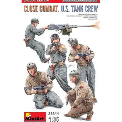 Mini Art amerikansk tankbesättning - Specialutgåva Modellfigurer Mini Art amerikansk tankbesättning - Specialutgåva Modellfigurer