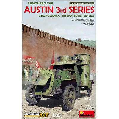 Mini Art Tschechoslowakischer/Russischer/Sowjetischer Austin Panzerwagen 3. Serie - Militärmodellbausatz Mini Art Tschechoslowakischer/Russischer/Sowjetischer Austin Panzerwagen 3. Serie - Militärmodellbausatz