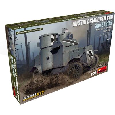 Mini Art Austin Panzerwagen 3. Serie - Militärmodell - Maßstab 1:35 Mini Art Austin Panzerwagen 3. Serie - Militärmodell - Maßstab 1:35
