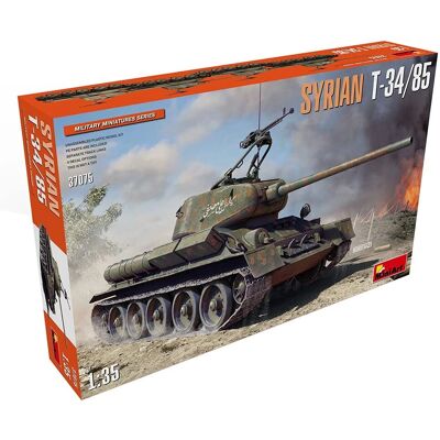 Mini Art Syrische T-34/85 Modellbausatz - 1:35 Maßstab Mini Art Syrische T-34/85 Modellbausatz - 1:35 Maßstab