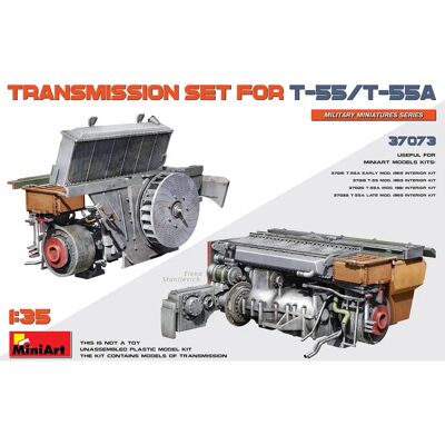 Mini Art Transmission Set T-55/T-55A - Militärmodellbausatz - 1:35 Mini Art Transmission Set T-55/T-55A - Militärmodellbausatz - 1:35