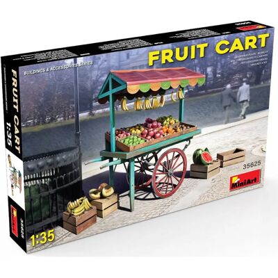 Miniart Miniart 1:35 - Obstwagen Kunststoff Unlackiertes Zubehör - Spielzeugmodellbausatz Miniart Miniart 1:35 - Obstwagen Kunststoff Unlackiertes Zubehör - Spielzeugmodellbausatz