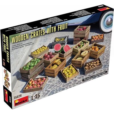 Miniart MIN35628 Holzkraten mit Obst 1:35 - Zubehör für Diorama Miniart MIN35628 Holzkraten mit Obst 1:35 - Zubehör für Diorama
