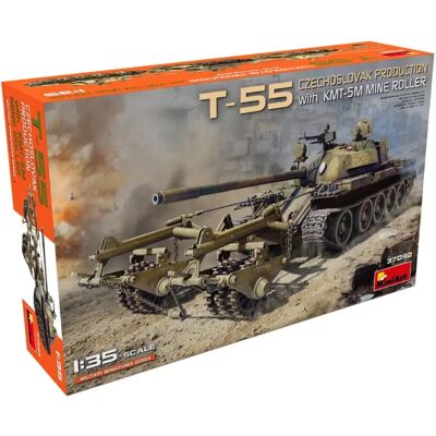 Mini Art T-55 Tschechoslowakische Produktion Modellkit - 1:35 Mini Art T-55 Tschechoslowakische Produktion Modellkit - 1:35