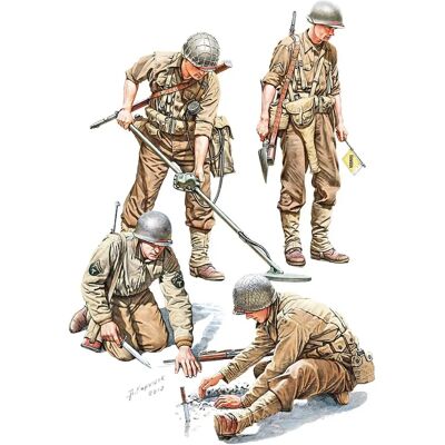 Mini Art US Mine Detectors Accessories - 1:35 Scale Mini Art US Mine Detectors Accessories - 1:35 Scale