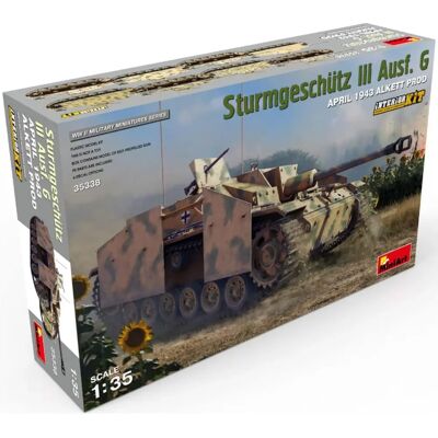 Mini Art Miniatur Modellbausatz - Sturmgeschutz III Ausf. G April 1943 - Innen 1:35 Mini Art Miniatur Modellbausatz - Sturmgeschutz III Ausf. G April 1943 - Innen 1:35