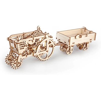 UGEARS Traktor Anhänger 3D Puzzle - Landwirt's Modell UGEARS Traktor Anhänger 3D Puzzle - Landwirt's Modell