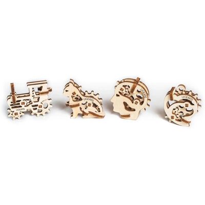 Zestaw UGears 4 Drewnianych Fidgets-Tribiks - Edukacyjne Modele Mechaniczne Zestaw UGears 4 Drewnianych Fidgets-Tribiks - Edukacyjne Modele Mechaniczne
