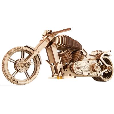 Ugears Motorfiets V-twin Houten Model - 3D Puzzel Ugears Motorfiets V-twin Houten Model - 3D Puzzel