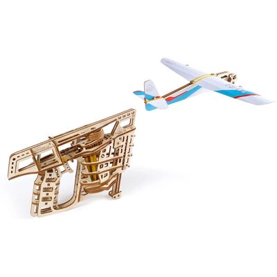Ugears Vlucht Starter 3D Puzzel - Houtmodel, Geen Lijm Nodig Ugears Vlucht Starter 3D Puzzel - Houtmodel, Geen Lijm Nodig