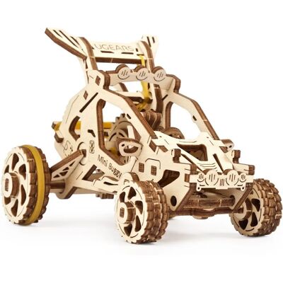 UGears MINI BUGGY - Puzzle drewniane 3D, 80 elementów, Bez narzędzi UGears MINI BUGGY - Puzzle drewniane 3D, 80 elementów, Bez narzędzi