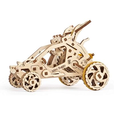 UGEARS Mini Buggy - 3D Model Kit - Mechanisch Voertuig UGEARS Mini Buggy - 3D Model Kit - Mechanisch Voertuig