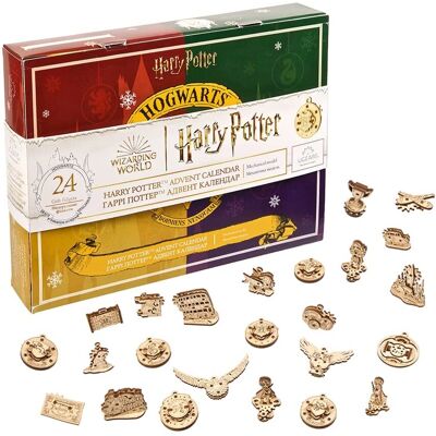 Calendario dell'Avvento di Harry Potter di UGEARS Modello Meccanico in Legno - Calendario dell'Avvento Calendario dell'Avvento di Harry Potter di UGEARS Modello Meccanico in Legno - Calendario dell'Avvento