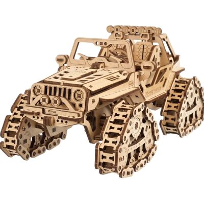 Ugears Model Kit Terénní Vozidlo s pásy - Dřevěný model - DA-8412176 Ugears Model Kit Terénní Vozidlo s pásy - Dřevěný model - DA-8412176