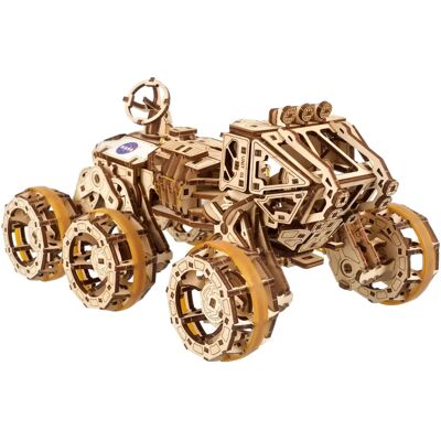 Kit maquette en bois Ugears Manned Mars Rover - 562 pièces - 8h - Publicité Kit maquette en bois Ugears Manned Mars Rover - 562 pièces - 8h - Publicité