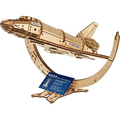 Ugears Modelbouwset NASA Space Shuttle - Houten Model - DA-8412194 Ugears Modelbouwset NASA Space Shuttle - Houten Model - DA-8412194