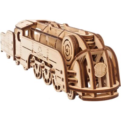TAKUMIYA Ugears Mini Locomotive 70228 Wooden Puzzle 3D Craft Toy Assembly Glue No Tools Required TAKUMIYA Ugears Mini Locomotive 70228 Wooden Puzzle 3D Craft Toy Assembly Glue No Tools Required