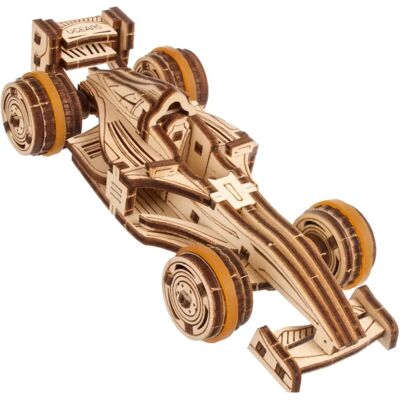 Ugears Modelbouwset Compact Racer - Houten schaalmodel - DA-8412208 Ugears Modelbouwset Compact Racer - Houten schaalmodel - DA-8412208