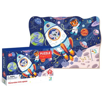 Dodo Puzzle Transport - 30 Stück - Kinder Weltraumabenteuer Dodo Puzzle Transport - 30 Stück - Kinder Weltraumabenteuer