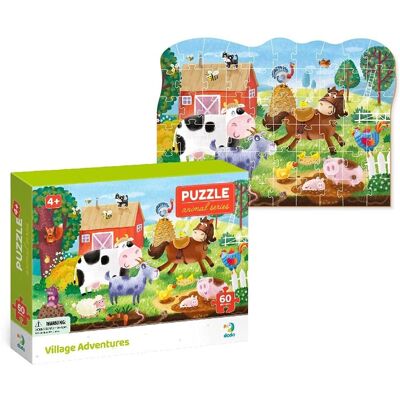 Dodo Tierpuzzle - Bauernhof Abenteuer 60 Teile Dodo Tierpuzzle - Bauernhof Abenteuer 60 Teile
