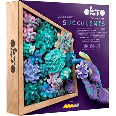 OKTO Sztuczne Sztuka Drewno & Rękodzieło DIY Sukulenty Zestaw - Kreatywność i Dekoracja OKTO Sztuczne Sztuka Drewno & Rękodzieło DIY Sukulenty Zestaw - Kreatywność i Dekoracja