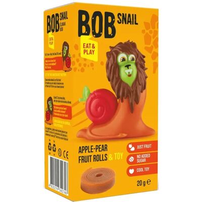 Przekąska Jabłko Gruszka Bob Snail - 20g - Snack Przekąska Jabłko Gruszka Bob Snail - 20g - Snack
