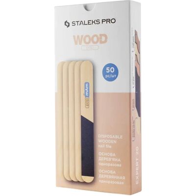 Staleks Base Lime - Lime à ongles jetable en bois - 50 unités Staleks Base Lime - Lime à ongles jetable en bois - 50 unités