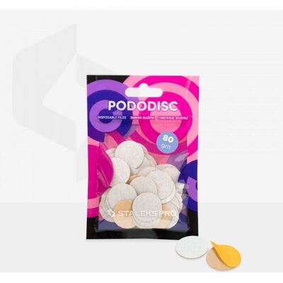 Staleks - Pododisc Pro Expert - Blanco - M80 - Discos Staleks - Pododisc Pro Expert - Blanco - M80 - Discos