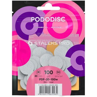 Dischi di ricambio Staleks Pododisc Pro M 100 - Dischi per cura dei piedi Dischi di ricambio Staleks Pododisc Pro M 100 - Dischi per cura dei piedi