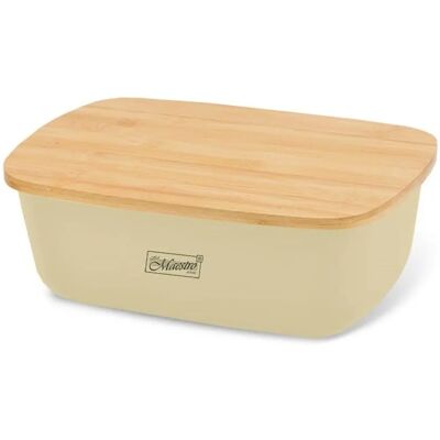 Feel Maestro Elfenbein Holz Kunststoff Brotkorb - Breadbasket Feel Maestro Elfenbein Holz Kunststoff Brotkorb - Breadbasket