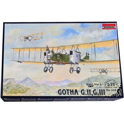 Maquette Gotha G.II/G.III Bombardier - 1/72 - Publicité Maquette Gotha G.II/G.III Bombardier - 1/72 - Publicité