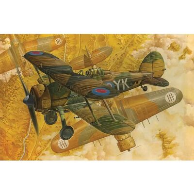 Roden 408 - Gloster Gladiator Mk.I Modellbausatz - 1:48 Roden 408 - Gloster Gladiator Mk.I Modellbausatz - 1:48