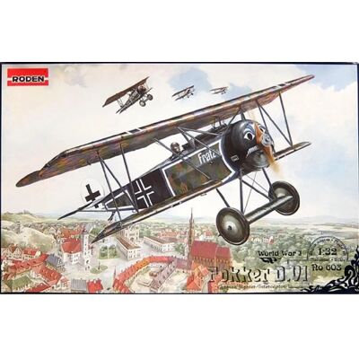 Maquette d'avion Fokker D.VI 1:32 Roden - Publicité Maquette d'avion Fokker D.VI 1:32 Roden - Publicité