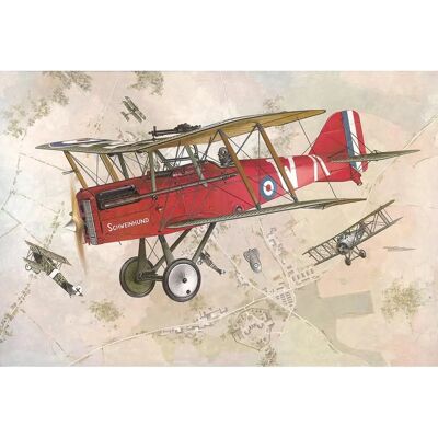 Roden - Maquette RAF S.E.5a - Échelle 1:32 - Publicité Roden - Maquette RAF S.E.5a - Échelle 1:32 - Publicité