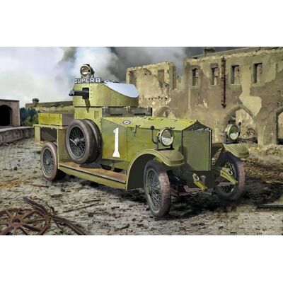 Roden 803 - Gepanzertes Auto R-R 1914-Muster - Militärmodellkit Roden 803 - Gepanzertes Auto R-R 1914-Muster - Militärmodellkit