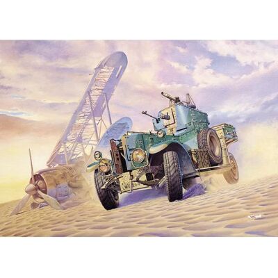 Roden 802 Maßstab 1:35 Militärmodellbausatz - Armored Car R-R 1920 Roden 802 Maßstab 1:35 Militärmodellbausatz - Armored Car R-R 1920
