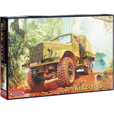 Kit Modèle Militaire KrAZ-214B - Échelle 1:35 - Véhicule Militaire - Publicité Kit Modèle Militaire KrAZ-214B - Échelle 1:35 - Véhicule Militaire - Publicité