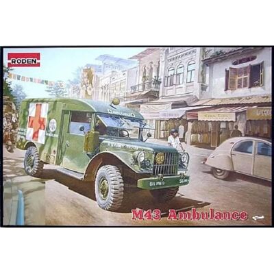 Modellbausatz Dodge M43 ¾ Ton 4x4 Ambulance - Maßstab 1:35 Modellbausatz Dodge M43 ¾ Ton 4x4 Ambulance - Maßstab 1:35