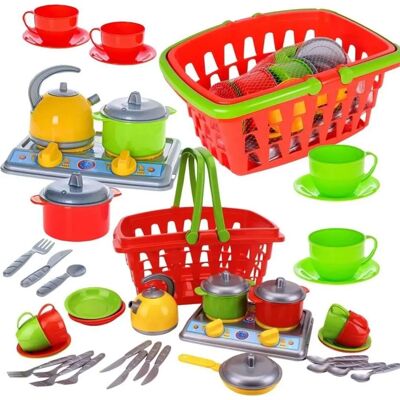 Ensemble de Cuisine Technok avec Plaque et Accessoires - Publicité Ensemble de Cuisine Technok avec Plaque et Accessoires - Publicité