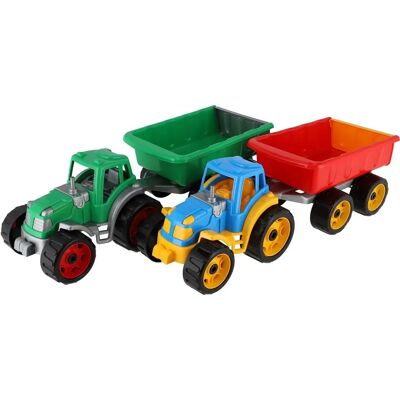 Technok Traktor mit Anhänger - 1:6 Maßstab Mehrfarbig Spielzeug Technok Traktor mit Anhänger - 1:6 Maßstab Mehrfarbig Spielzeug