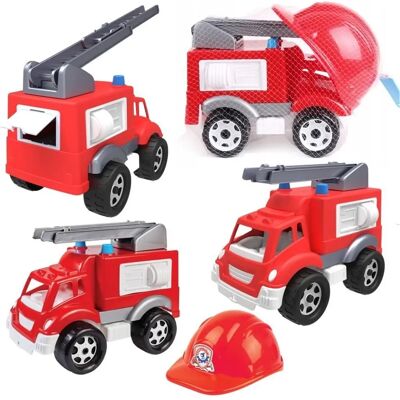 Ensemble de Jouets de Pompiers TechnoK - Camion de Pompiers, Casque, Échelle Ajustable - Publicité Ensemble de Jouets de Pompiers TechnoK - Camion de Pompiers, Casque, Échelle Ajustable - Publicité