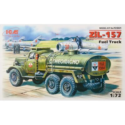 ICM ZIL-157 Tanklastwagen Bausatz - Militärmodell 1:72 ICM ZIL-157 Tanklastwagen Bausatz - Militärmodell 1:72