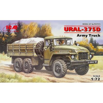 ICM Ural 375D Militärmodellbau - 1/72 Maßstab ICM Ural 375D Militärmodellbau - 1/72 Maßstab
