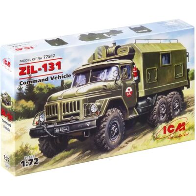 ICM Zil-131 Kommandofahrzeug Bausatz - Militär Maßstab 1:72 ICM Zil-131 Kommandofahrzeug Bausatz - Militär Maßstab 1:72