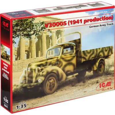 ICM V3000S Deutscher Armeelastwagen 1941 - Militärmodellbausatz ICM V3000S Deutscher Armeelastwagen 1941 - Militärmodellbausatz