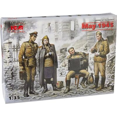 ICM Modellfiguren - Sowjetische Militärs in Ruhe - 1/35 ICM Modellfiguren - Sowjetische Militärs in Ruhe - 1/35