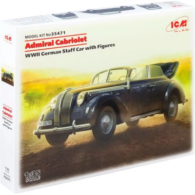 ICM Militärmodell - Admiral Cabriolet - 1:35 ICM Militärmodell - Admiral Cabriolet - 1:35